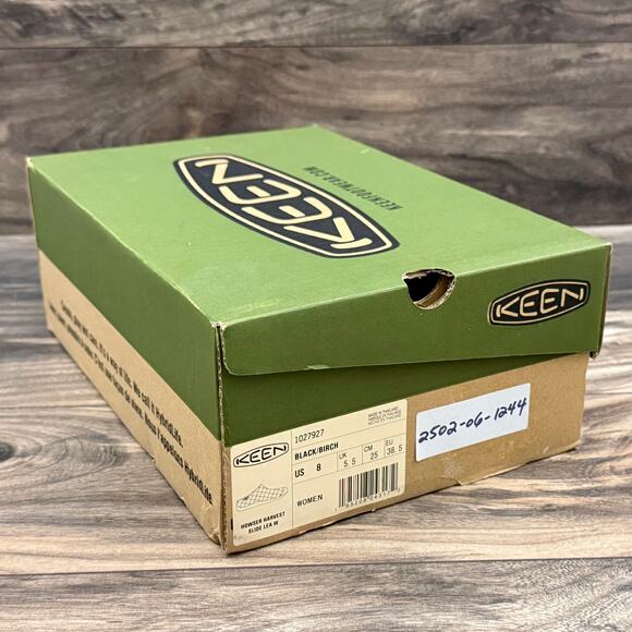 NIB Keen Howser Harvest Leather Slide Slip On Mule Clog Black 8 38.5 - Picture 11 of 11